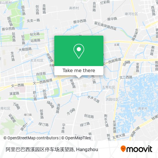 阿里巴巴西溪园区停车场溪望路 map