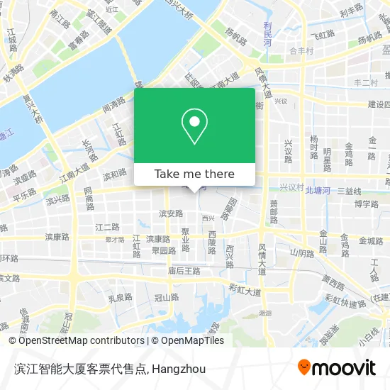 滨江智能大厦客票代售点 map