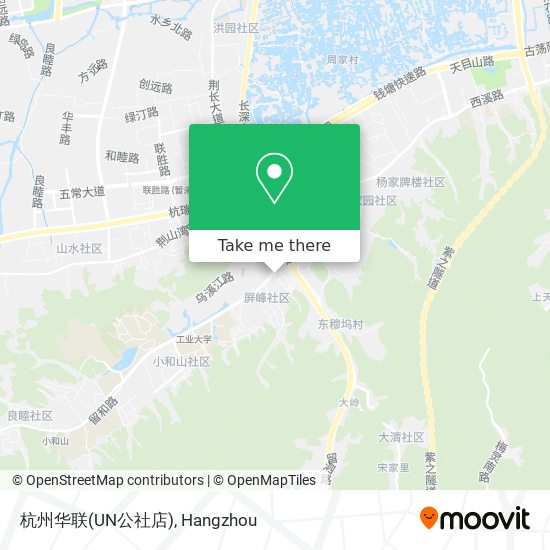 杭州华联(UN公社店) map