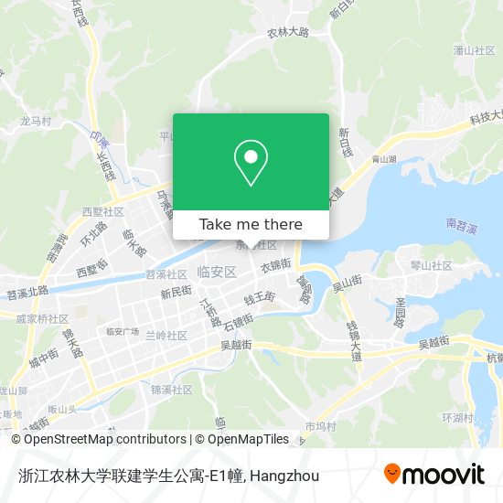 浙江农林大学联建学生公寓-E1幢 map