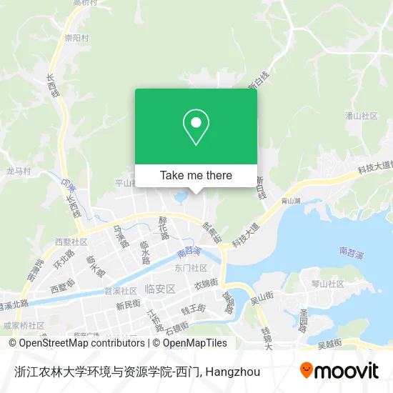 浙江农林大学环境与资源学院-西门 map