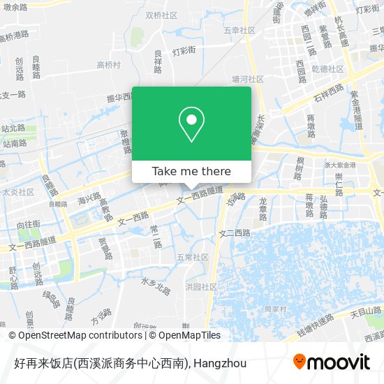 好再来饭店(西溪派商务中心西南) map