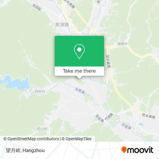 望月岭 map