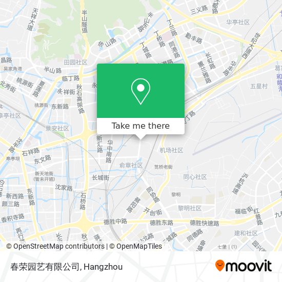 春荣园艺有限公司 map