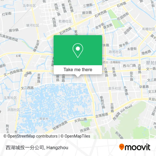 西湖城投一分公司 map