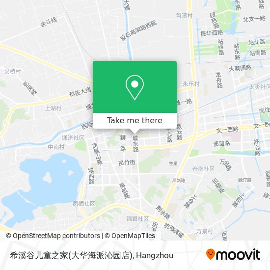 希溪谷儿童之家(大华海派沁园店) map