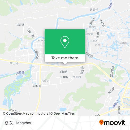 桥东 map