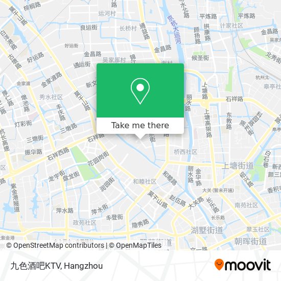九色酒吧KTV map