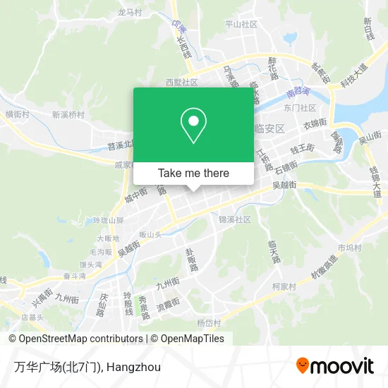 万华广场(北7门) map