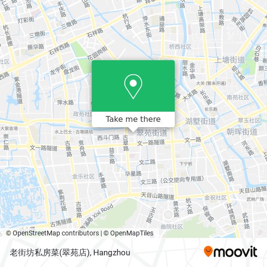 老街坊私房菜(翠苑店) map
