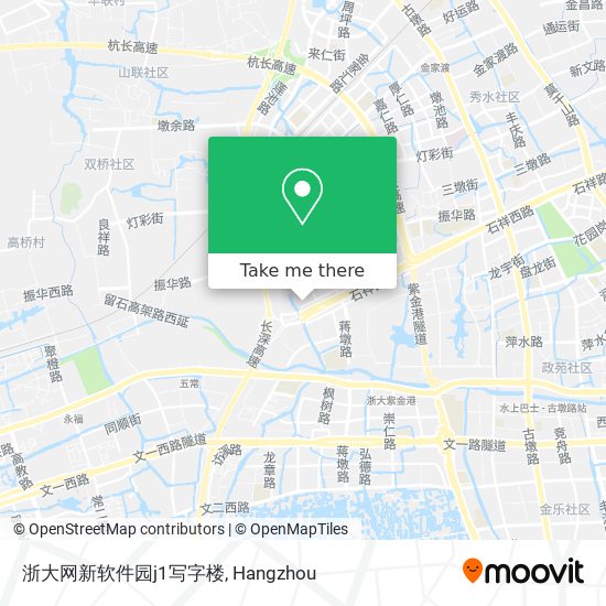 浙大网新软件园j1写字楼 map