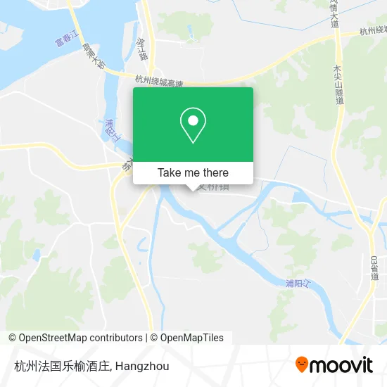 杭州法国乐榆酒庄 map