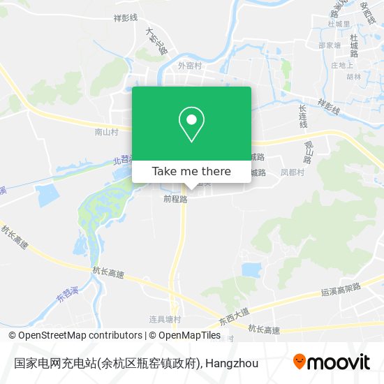 国家电网充电站(余杭区瓶窑镇政府) map