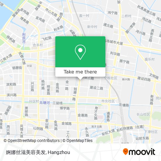 婀娜丝滋美容美发 map