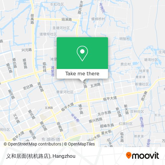 义和居面(杭机路店) map