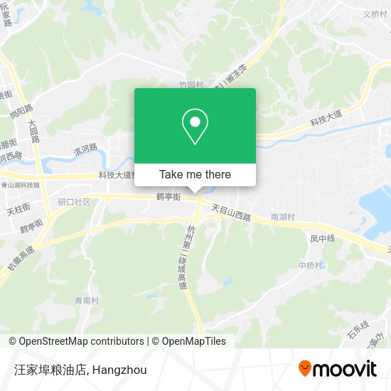 汪家埠粮油店 map