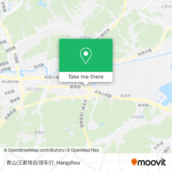 青山汪家埠自强车行 map