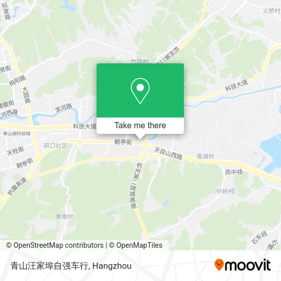 青山汪家埠自强车行 map