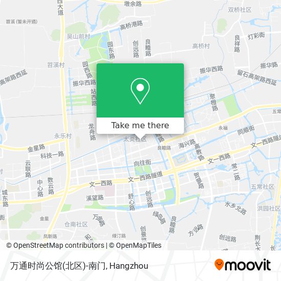 万通时尚公馆(北区)-南门 map