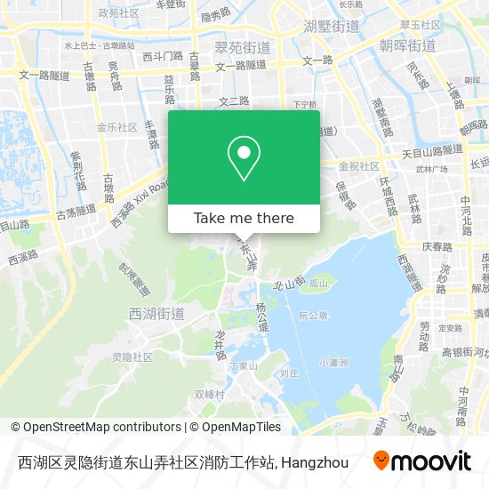 西湖区灵隐街道东山弄社区消防工作站 map