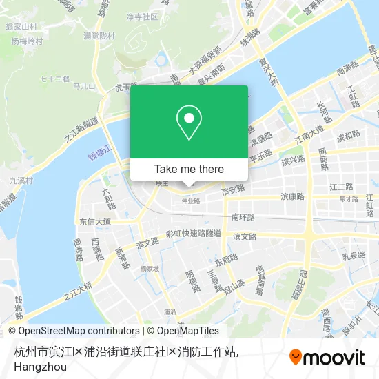 杭州市滨江区浦沿街道联庄社区消防工作站 map
