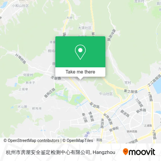杭州市房屋安全鉴定检测中心有限公司 map