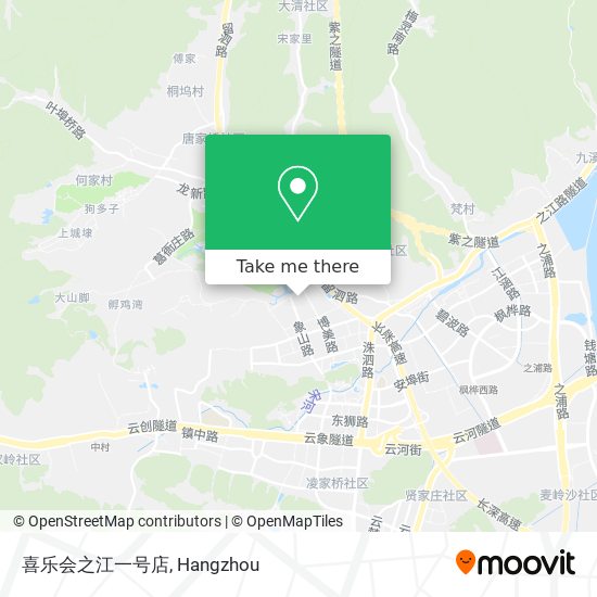 喜乐会之江一号店 map