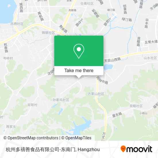杭州多禧善食品有限公司-东南门 map
