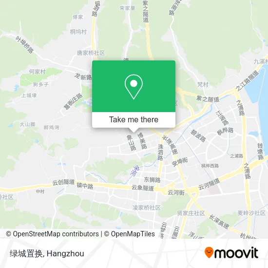 绿城置换 map