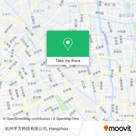 杭州半方科技有限公司 map