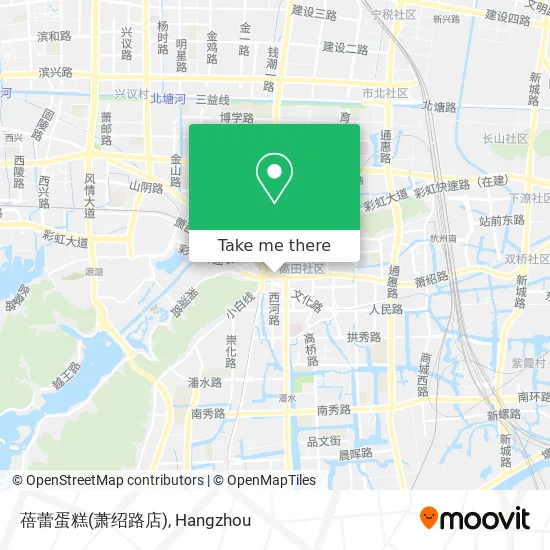 蓓蕾蛋糕(萧绍路店) map