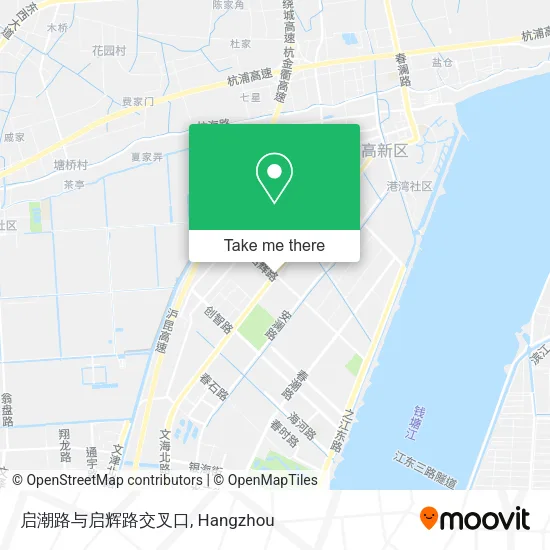 启潮路与启辉路交叉口 map