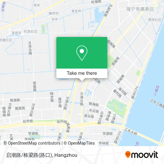 启潮路/栋梁路(路口) map