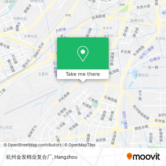杭州金发棉业复合厂 map