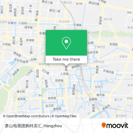 萧山电视团购特卖汇 map