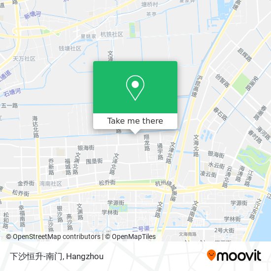 下沙恒升-南门 map