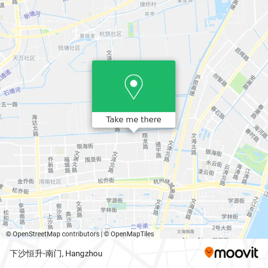 下沙恒升-南门 map