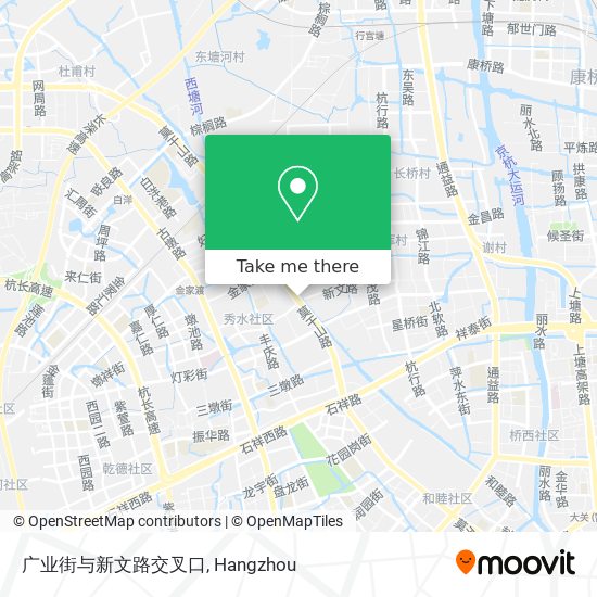 广业街与新文路交叉口 map