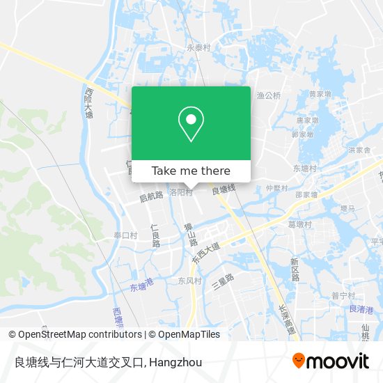 良塘线与仁河大道交叉口 map