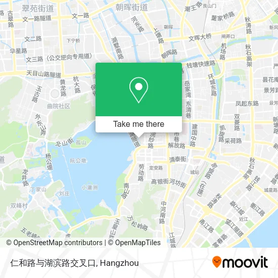 仁和路与湖滨路交叉口 map