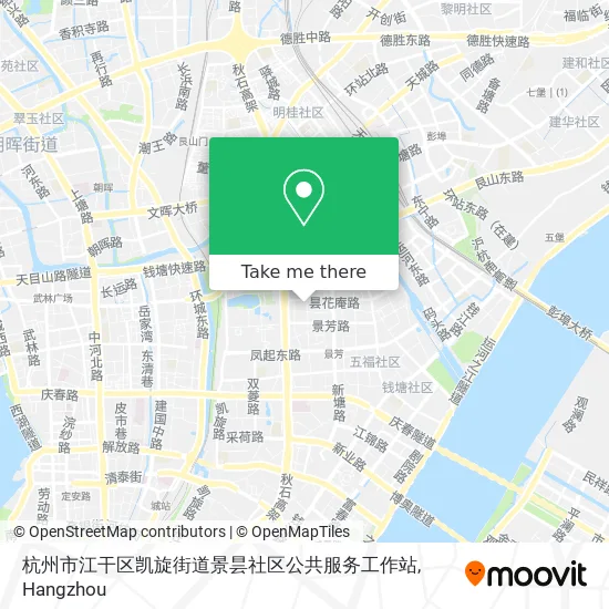 杭州市江干区凯旋街道景昙社区公共服务工作站 map