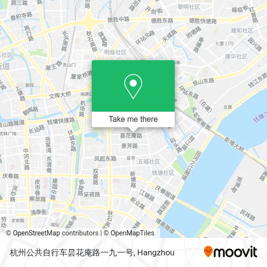 杭州公共自行车昙花庵路一九一号 map