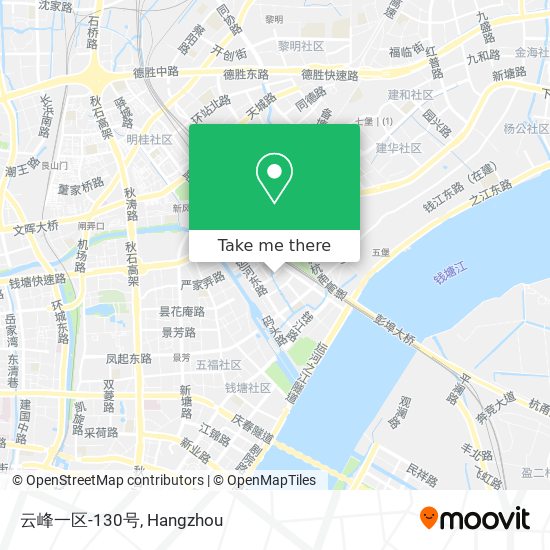 云峰一区-130号 map