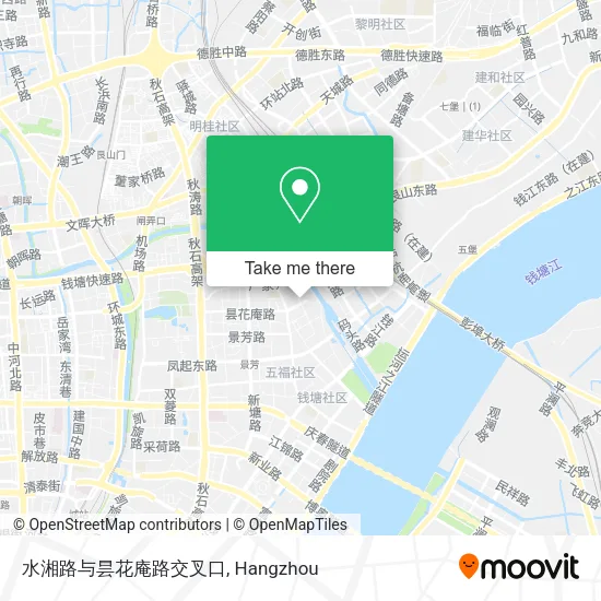 水湘路与昙花庵路交叉口 map