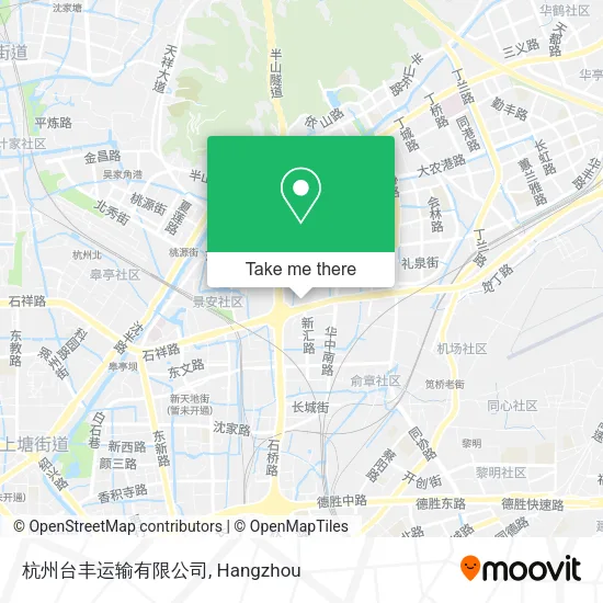 杭州台丰运输有限公司 map