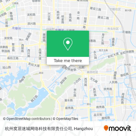 杭州窝居迷城网络科技有限责任公司 map