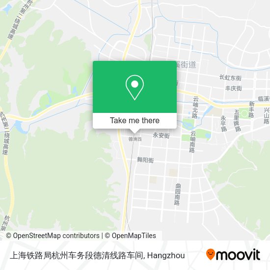 上海铁路局杭州车务段德清线路车间 map