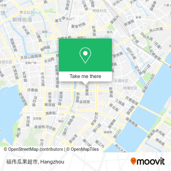 福伟瓜果超市 map