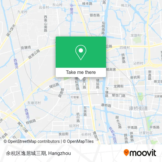 余杭区逸居城三期 map