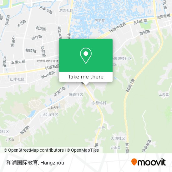 和润国际教育 map